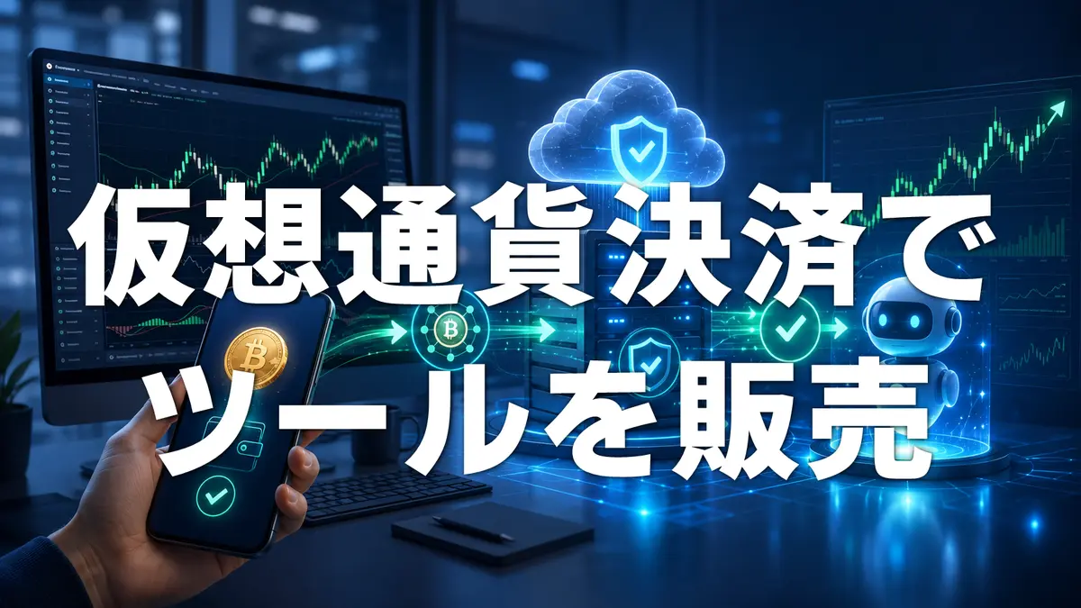 MetaTraderに仮想通貨決済機能を実装