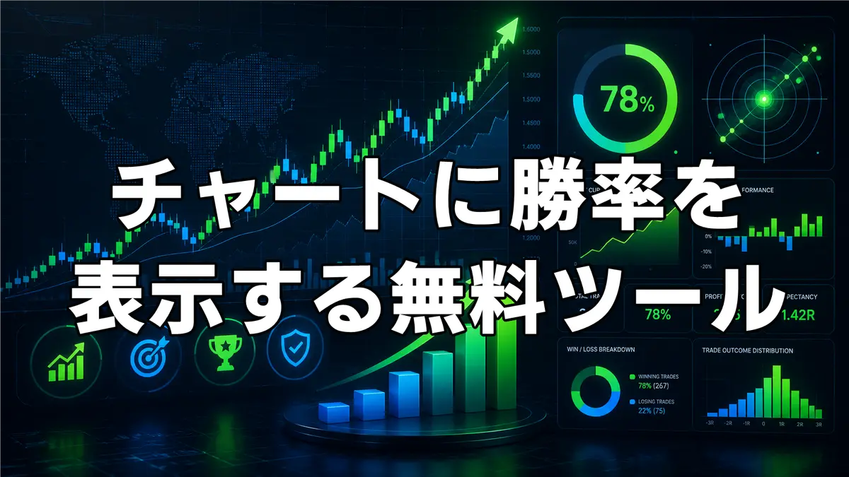 【MT4】チャートに勝率を表示する無料インジケーター【WinRate】